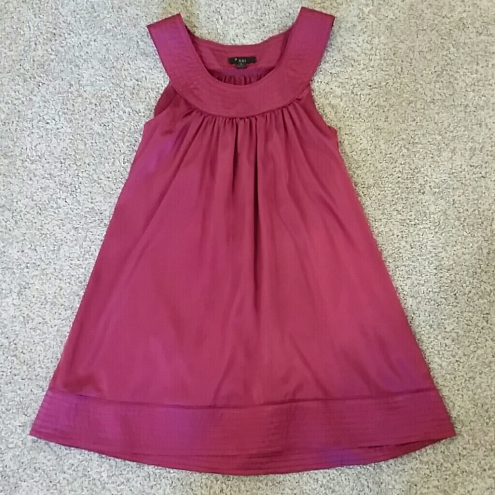 Forever 21 magenta party dress